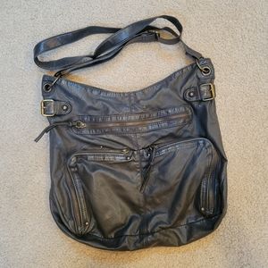Gray Cross Body Purse